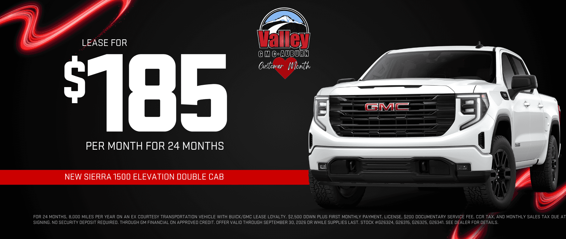 Sierra Lease Special
