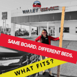 Same board. different beds. what fits?