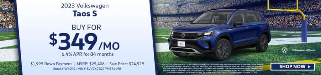 New 2023 Volkswagen Taos S