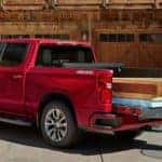 2019 Chevrolet Silverado with wood in the back
