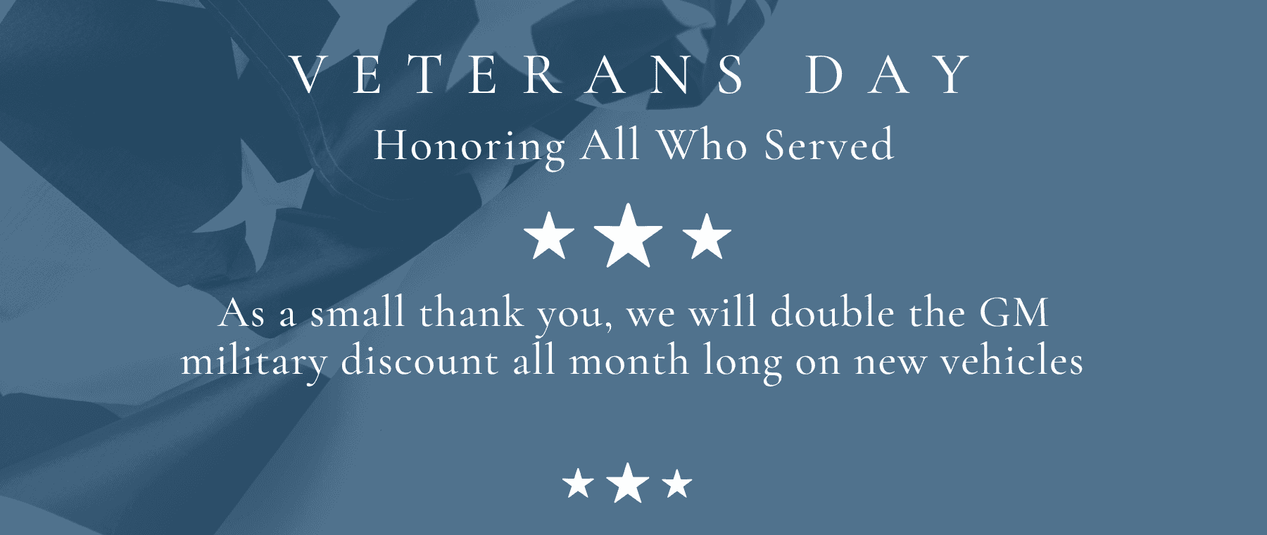 Volume – Veterans Day – 1800 x 760 px