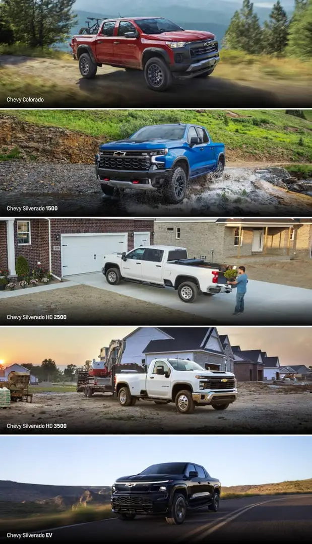 Chevy Truck Lineup Comparison From Silverado To Colorado