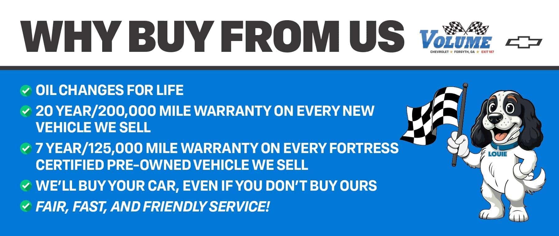 Why Buy From Volume Chevrolet