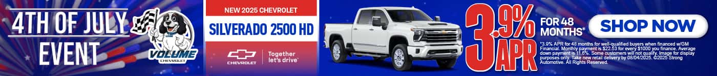 New 2025 Chevrolet Silverado 2500 HD 3.9% APR FOR 48 MOS*