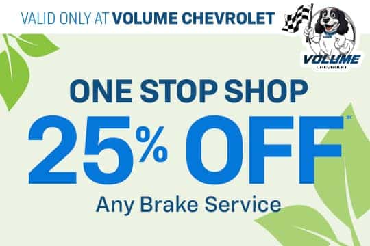 Brake Service "One Stop Shop 25% OFF* Any Brake Service"