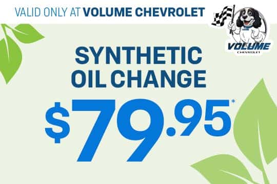 Synthetic Oil Change $79.95*