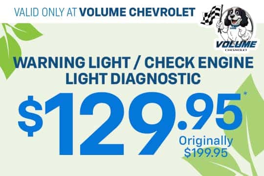 Warning Light/Check Engine Light Diagnostic "$129.95* Originally $199.95"