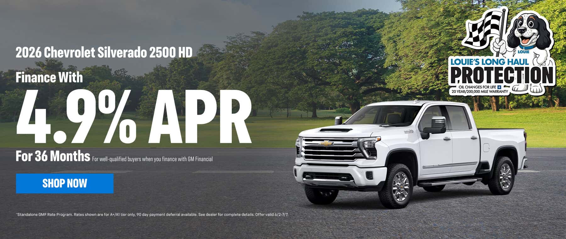 June 2026 Silverado 2500HD Special Offer