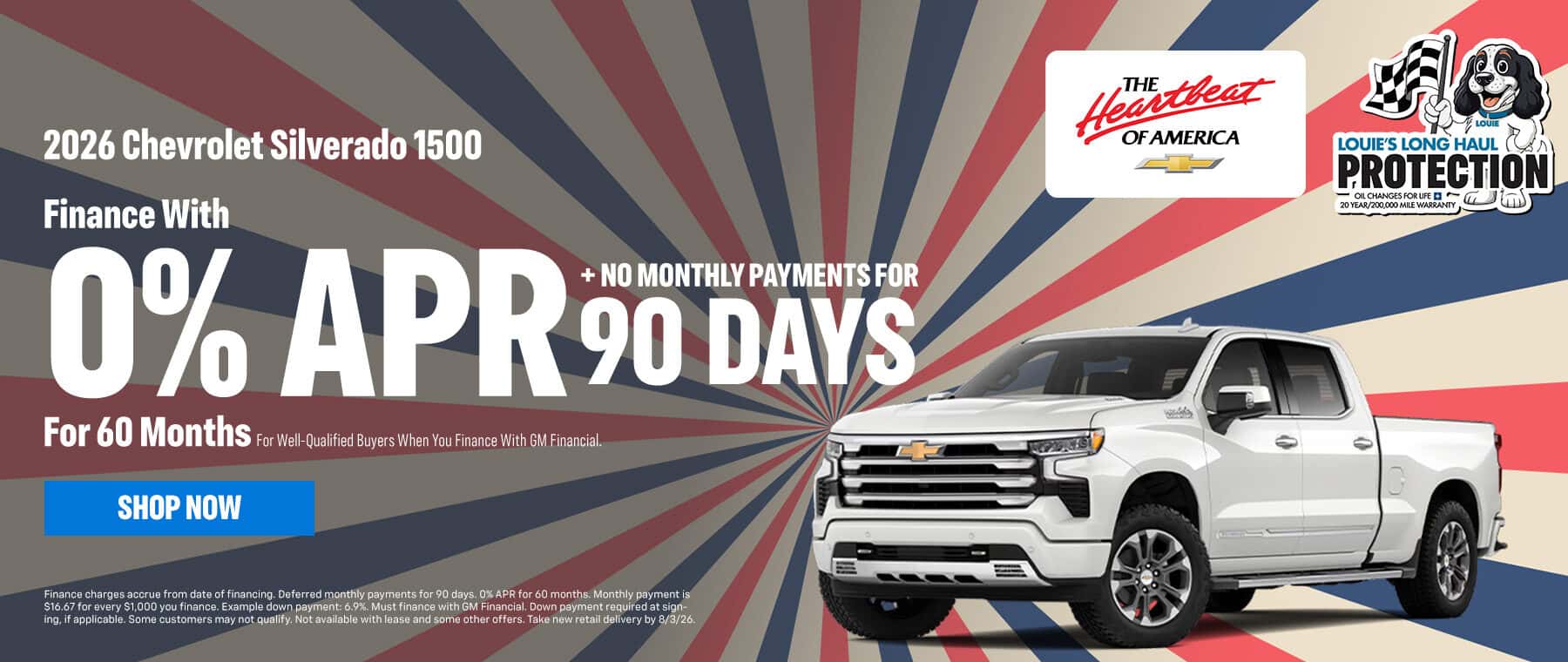 July 2026 Silverado 1500 Offer