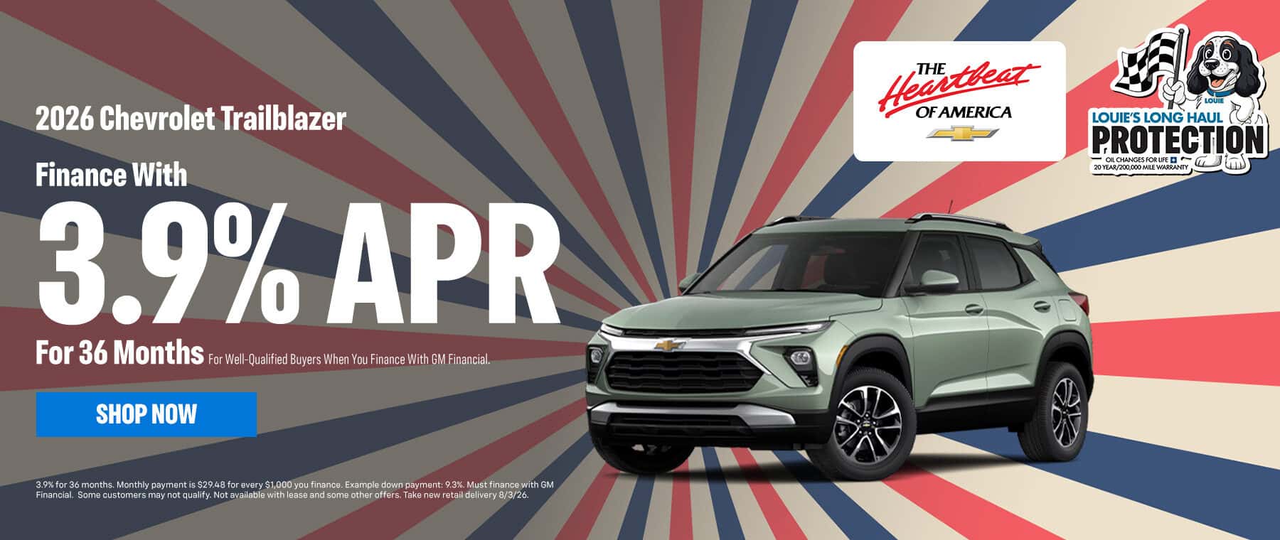 July 2026 Trailblazer Offer