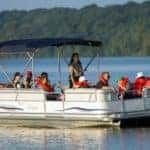 learning how to drive a pontoon boat