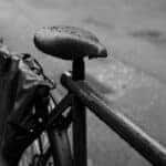 An Electric Bike in the rain