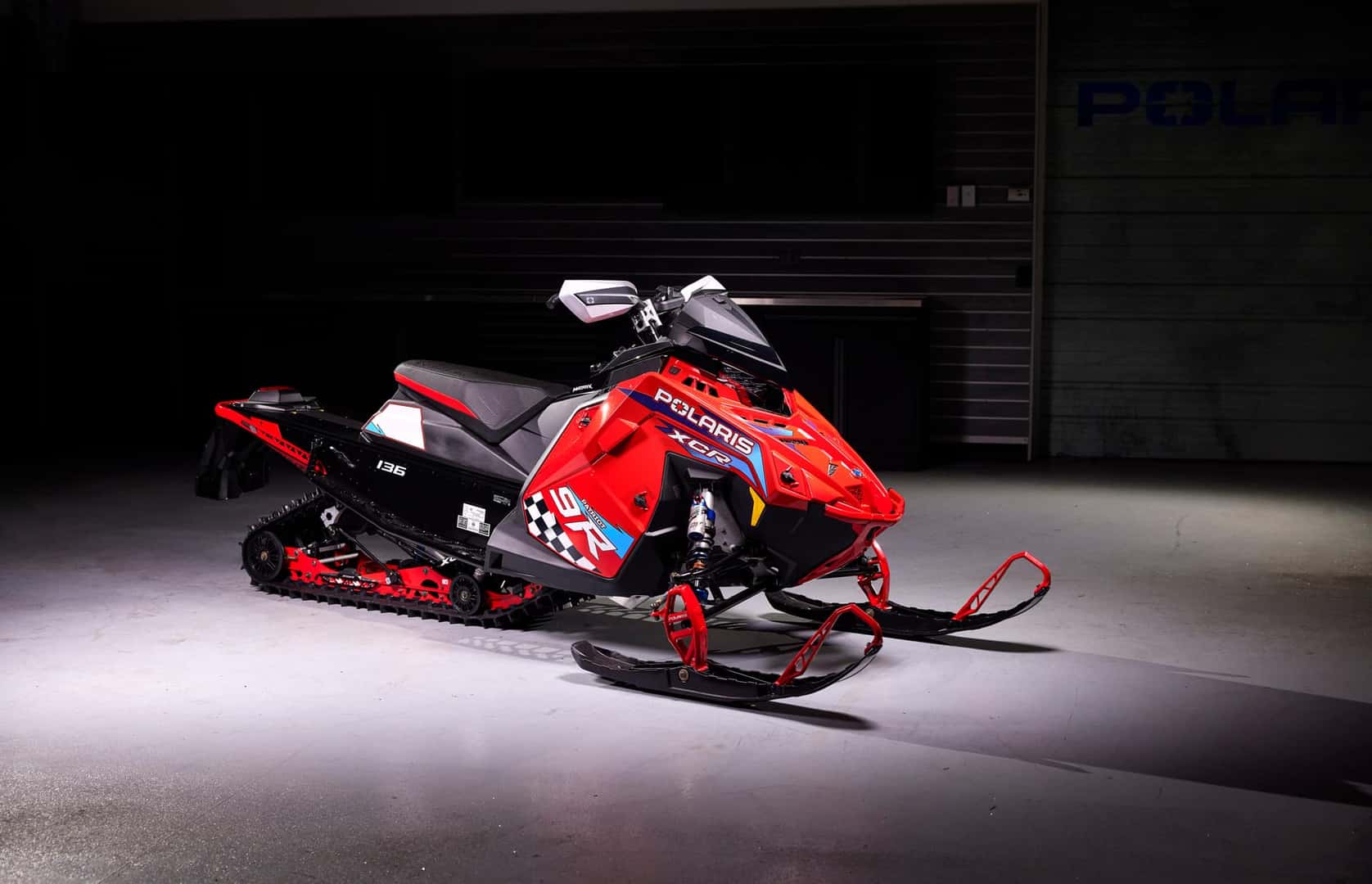 Close-up of 2025-SNO-INDY-XCR-70th-Edition