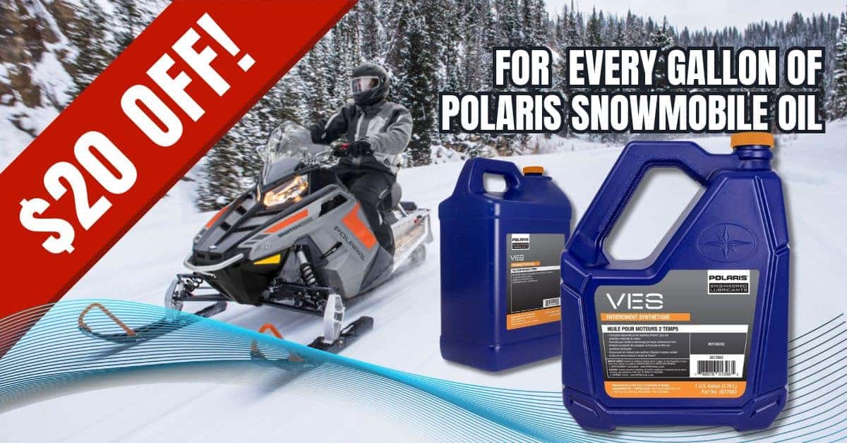 $20 OFF Polaris Snowmobile Oil