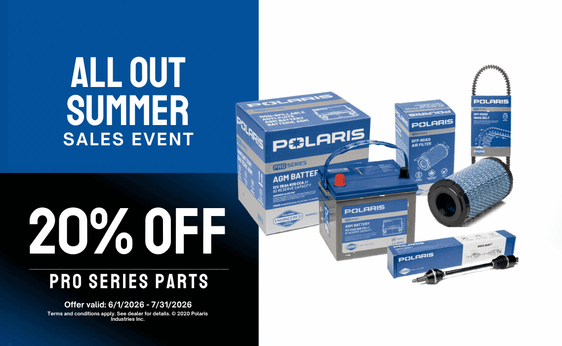 POLARIS ALL OUT SUMMER PARTS PROMO