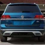 Volkswagen Atlas Rear End View Sitting in Driveway